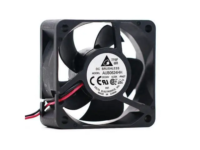 Alt view image 2 of 4 - 1pcs AUB0624HH 6025 6cm Inverter Radiator Fan 24V 0.22A