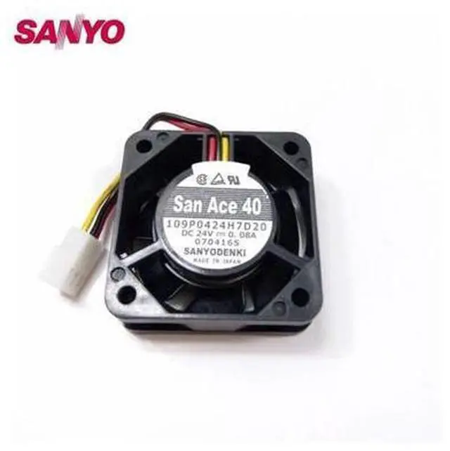 Main image of 1pcs 109P0424H7D20 4020 0.08A 4CM 24v 40mm fan blower