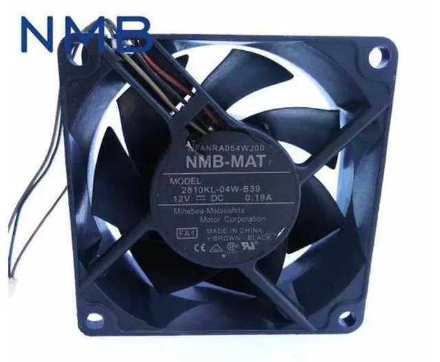 Main image of 2pcs 2810KL-04W-B39 7025 70*70*25mm 12V 0.19A projector fan