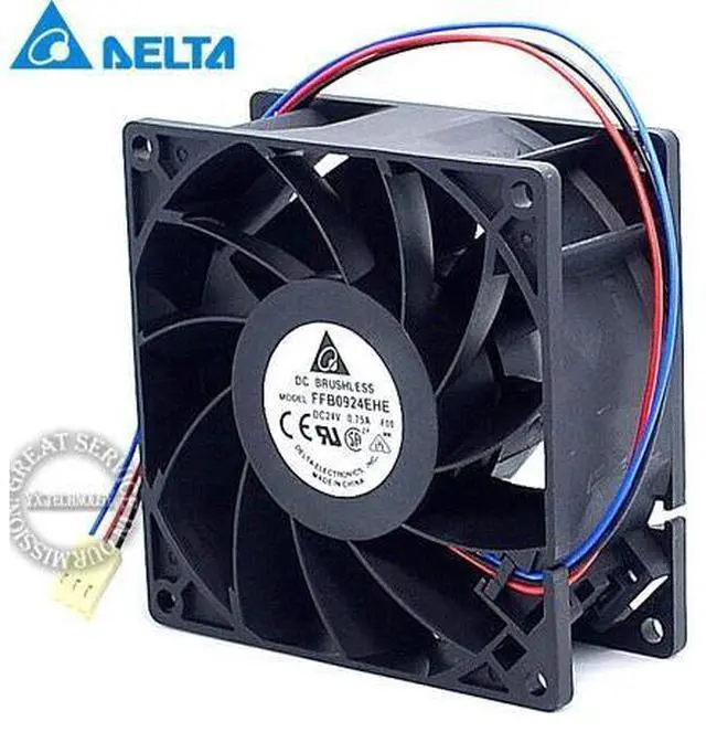 Main image of 9CM converter fan IPC FFB0924EHE 9038 24V 0.75A 90*90*38mm