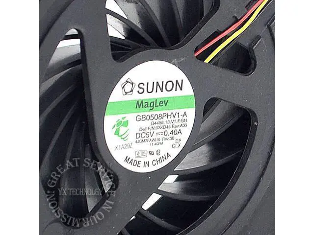Alt view image 2 of 4 - 1pcs GB0508PHV1-A B4488.13.V1.F.GN notebook fan 0XKD45