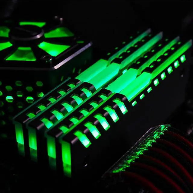 Alt view image 5 of 7 - 2Pcs RGB RAM Heatsink DDR DDR3 DDR4 Memory Radiator Vest Cooling Heat Spreader Cooler for Desktop PC Computer Gaming Overclocking
