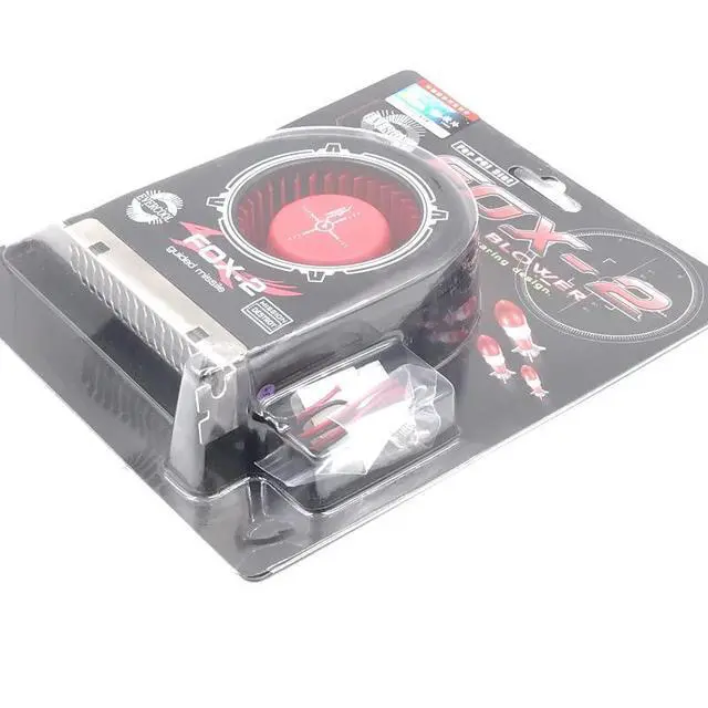 Alt view image 5 of 5 - Computer Chassis Cooling Fan PCI Slot Fan Cooler Long Life Bearing Design High Air Flow Fox-2 System Blower DC12V 2 Line 4PIN D-Type Molex