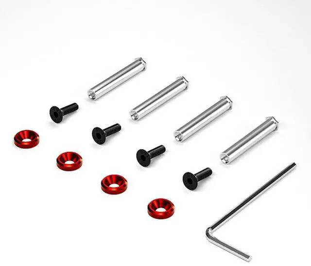 Main image of 4Pcs CPU Fan Long Screws Computer DIY Chassis Case Fan Screw for 12025 Fan Easy Installation 25mm Thickness Fan Lock Screws Stainless Steel Not Damaging The Fan (Red)