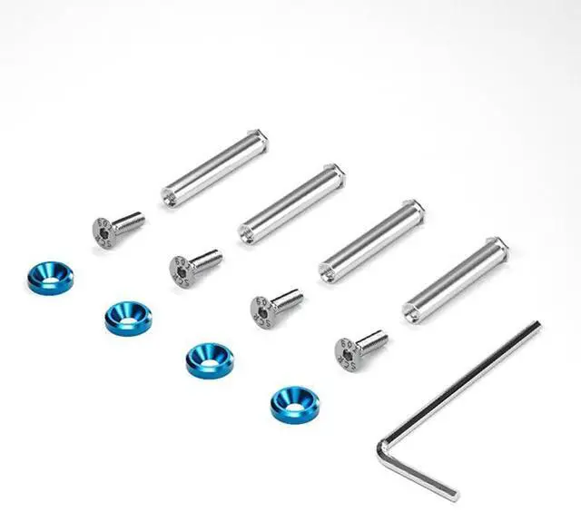 Main image of 4Pcs CPU Fan Long Screws Computer DIY Chassis Case Fan Screw for 12025 Fan Easy Installation 25mm Thickness Fan Lock Screws Stainless Steel Not Damaging The Fan (Blue)