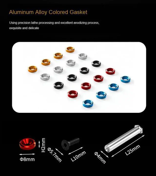 Alt view image 7 of 7 - 4Pcs CPU Fan Long Screws Computer DIY Chassis Case Fan Screw for 12025 Fan Easy Installation 25mm Thickness Fan Lock Screws Stainless Steel Not Damaging The Fan (Black)