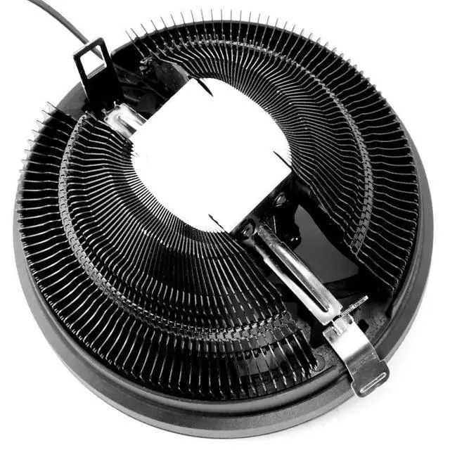 Alt view image 3 of 7 - RGB PC Fans CPU Cooler Radiator DC 12V 3Pin Colorful 120mm CPU Cooling Fan PC Heatsink for Intel/AMD Support Under 95W CPU