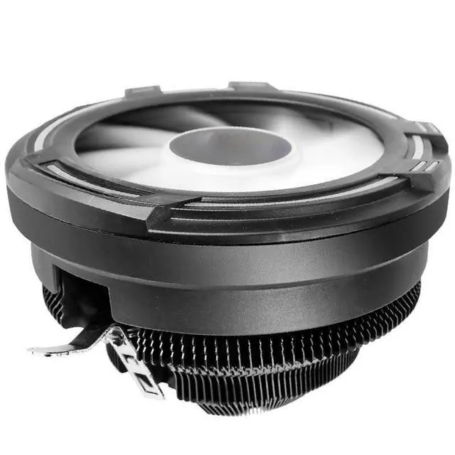 Alt view image 5 of 7 - RGB PC Fans CPU Cooler Radiator DC 12V 3Pin Colorful 120mm CPU Cooling Fan PC Heatsink for Intel/AMD Support Under 95W CPU
