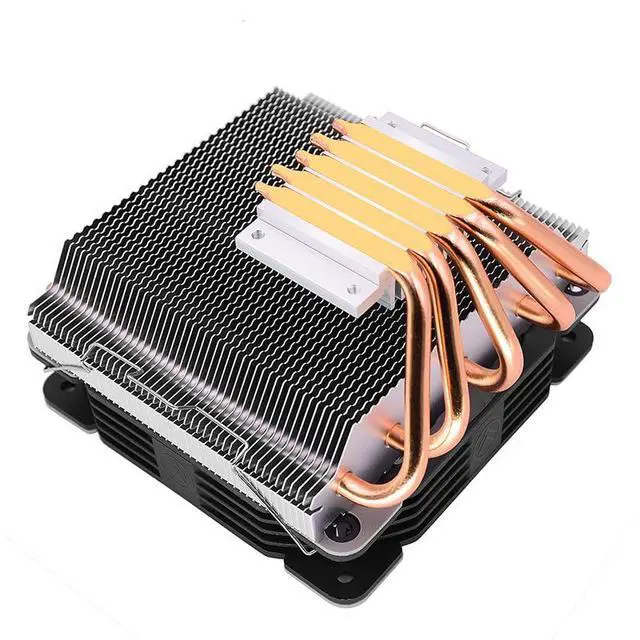 Alt view image 2 of 7 - ARGB CPU Cooler Ventilador Fan 4Pin PWM RGB Silent 5 Heat Pipes CPU Fan Cooling Radiator for Intel LGA 2011 1150 1151 1155 1200 1366 AMD AM3 AM4 Below 150W CPU (White 5V/3Pin ARGB T500)