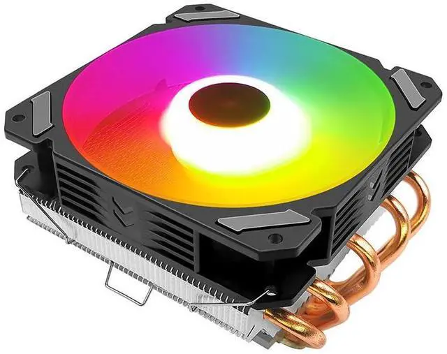 Main image of ARGB CPU Cooler Ventilador Fan 4Pin PWM RGB Silent 5 Heat Pipes CPU Fan Cooling Radiator for Intel LGA 2011 1150 1151 1155 1200 1366 AMD AM3 AM4 Below 150W CPU (Black 4Pin PWM T500)