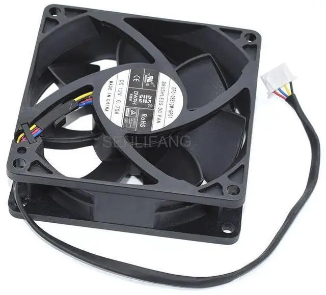 Main image of EFH-08E12W-GP01 EFC-08E12W-GP01 80 * 80 * 25MM DC12V 0.7A 4-Pin Brushless Fan