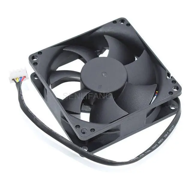 Alt view image 3 of 4 - EFH-08E12W-GP01 EFC-08E12W-GP01 80 * 80 * 25MM DC12V 0.7A 4-Pin Brushless Fan