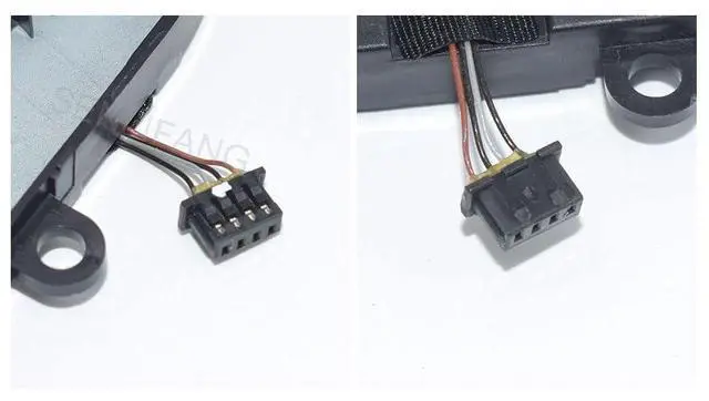 Alt view image 2 of 3 - New Laptop CPU Cooling Fan for Latitude 14 7400 P100G DC05V 4Pin 0HCYN0 NS65C12 EG50040S1-CF10-S9A DC28000NFSL