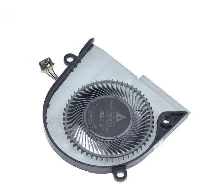 Alt view image 3 of 3 - New Laptop CPU Cooling Fan for Latitude 14 7400 P100G DC05V 4Pin 0HCYN0 NS65C12 EG50040S1-CF10-S9A DC28000NFSL