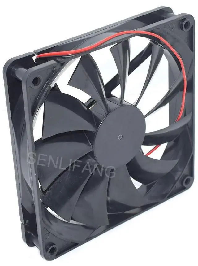 Alt view image 2 of 5 - 135MM 135x135x25MM New Chassis Power Cooling Fan S1352512H DC12V 0.45A 2 Lines RL4Z