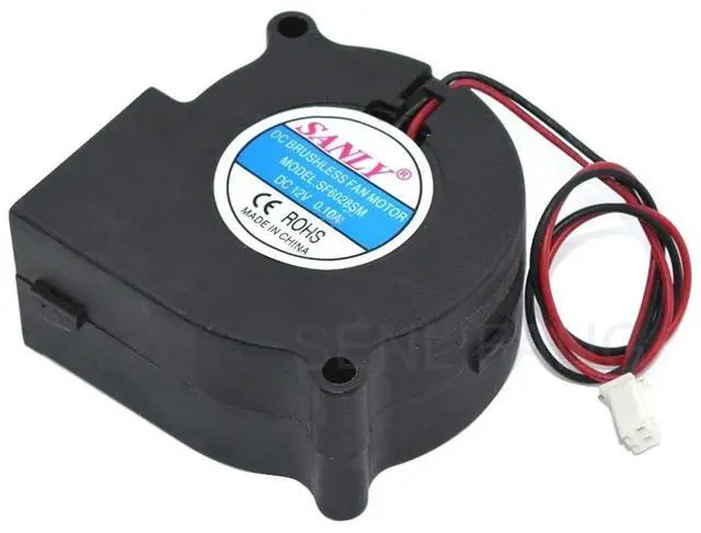 Main image of New for SF6028SM DC12V 0.10A 6028 60mm 2-Wire Mute Turbo Blower Fan Humidifier Dehumidifier Cooling Fan