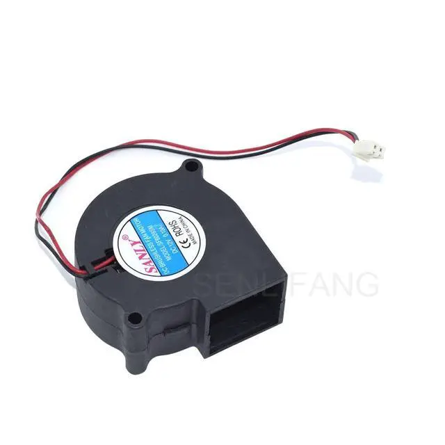 Alt view image 4 of 6 - New for SF6028SM DC12V 0.10A 6028 60mm 2-Wire Mute Turbo Blower Fan Humidifier Dehumidifier Cooling Fan