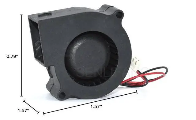 Alt view image 6 of 6 - New for SF6028SM DC12V 0.10A 6028 60mm 2-Wire Mute Turbo Blower Fan Humidifier Dehumidifier Cooling Fan