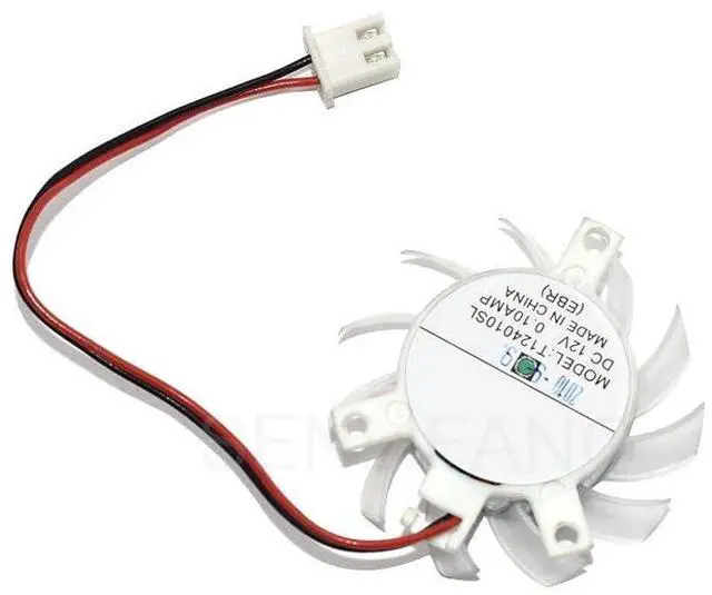 Main image of New Cooler T124010SL R124010SL 37mm 23x29x29mm 12V 0.10A 2Pin for GT210 Card Cooling Fan