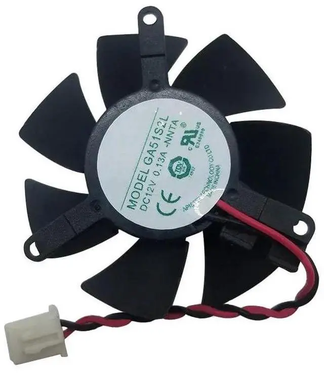 Main image of for GA51S2L DC12V 0.13A 2-Wire Graphics Card Fan