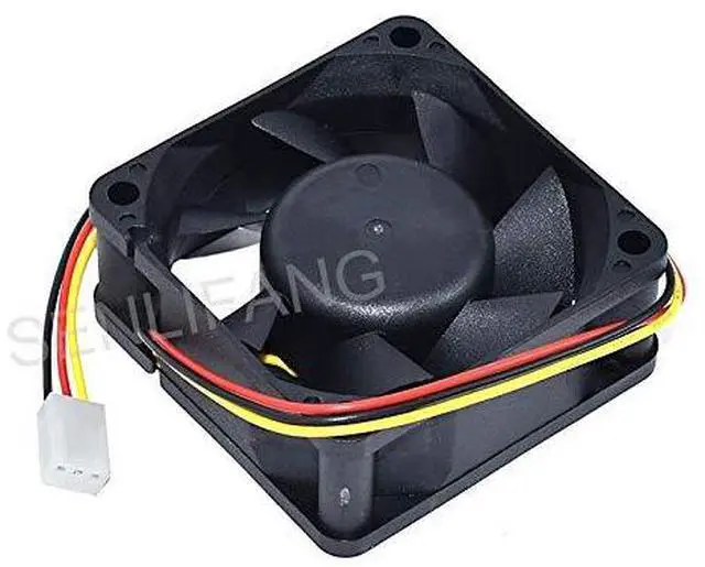 Alt view image 2 of 3 - New 6CM Square Cooler F6025X24B DC24V 0.25A 60 * 60 * 25MM Three Lines Inverter Fan