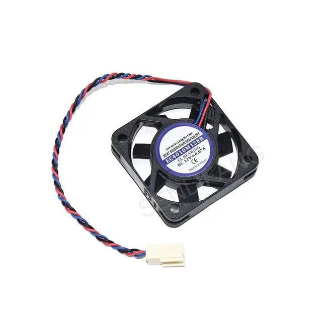 Alt view image 2 of 2 - New for EC4010M12ER 40 * 40 * 10MM DC 12V 0.07A 3 Lines Square Cooling Fan