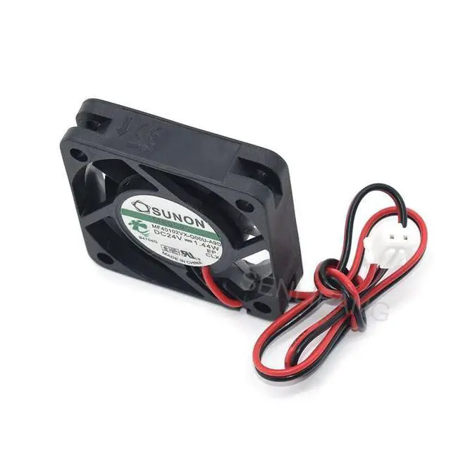 Alt view image 3 of 5 - New for MF40102VX-Q00U-A9D 4010 40 * 40 * 10MM DC24V 1.4W 2-Wire Silent Fan