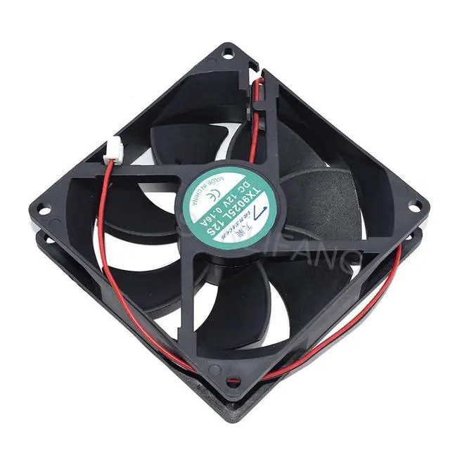 Alt view image 3 of 3 - New 9CM 9025 Square Cooling Fan TX9025L12S DC12 V 0.16A 2Lines