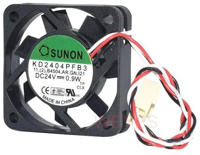 Main image of New 4CM Square Cooling Fan KD2404PFB3 B4504.AR.GN.I21 DC24V 0.9W 3Lines 40 * 40 * 10MM 4010