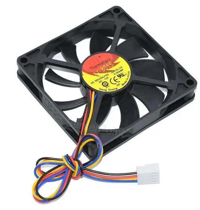 Main image of 80*80*15MM 8015 Cooler TT-8015 A8015L12S 8CM 4Wires PWM DC12V 0.28A Cooling Fan for Desktop, Graphic Cards