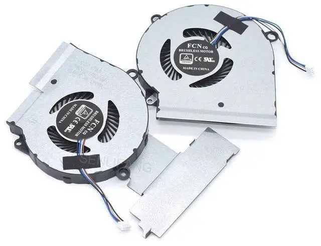 Alt view image 3 of 5 - for OMEN 4 Pro 15-DC TPN-Q211 GPU CPU Cooling Fan XRFK807800CP XRFK807800GP DC5V 0.5A 4Lines Laptop Cooler