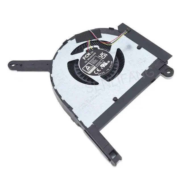 Alt view image 3 of 6 - for FX507 FX507Z FA507R FA707 TUF507 TUF707 F15 DC12V 1A 4Pin 13NR09J0T01011 13NR09F0T01011 Laptop CPU GPU Fan