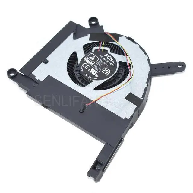 Alt view image 5 of 6 - for FX507 FX507Z FA507R FA707 TUF507 TUF707 F15 DC12V 1A 4Pin 13NR09J0T01011 13NR09F0T01011 Laptop CPU GPU Fan