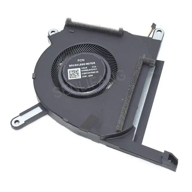 Alt view image 6 of 6 - for FX507 FX507Z FA507R FA707 TUF507 TUF707 F15 DC12V 1A 4Pin 13NR09J0T01011 13NR09F0T01011 Laptop CPU GPU Fan