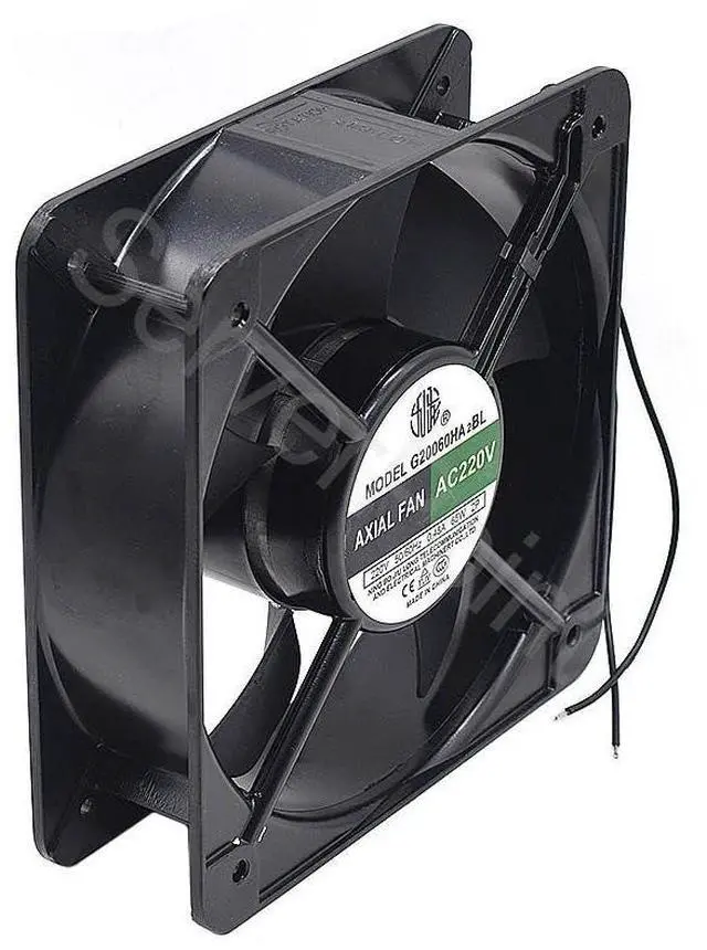 Alt view image 2 of 3 - for G20060HA2BL Cooler 220V 65W 0.48A 2-Line 200 * 200 * 60MM 20060 Square Cooling Fan