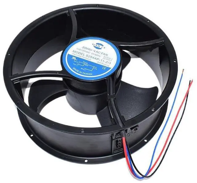 Main image of for S254AP-11-2/3 110V 3-Wire 25489 254mm 1900/1450 RPM 620/470CFM Cooling Fan