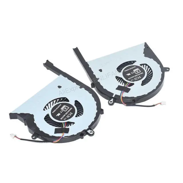 Alt view image 3 of 7 - for Strix GL503GE GL703GE Laptop CPU GPU Cooling Fan DC12V 1A 4Pin DFS593512MN0T DFS2013121A0T