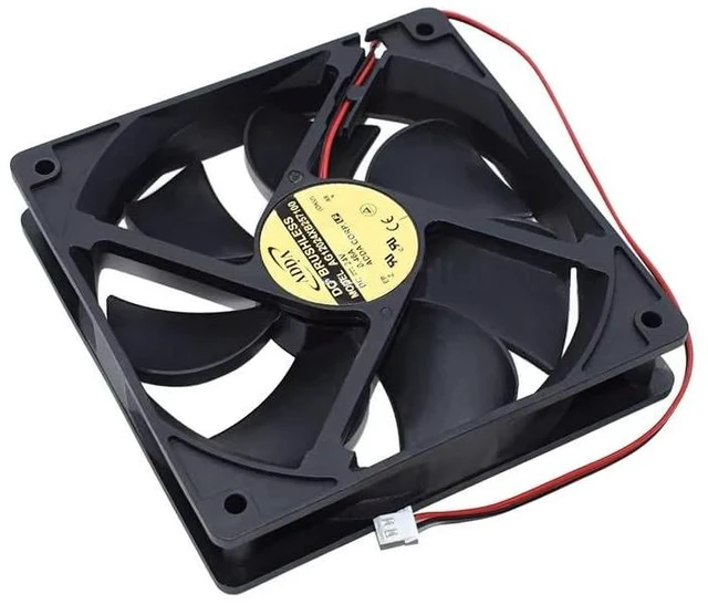Main image of for AG12024XB257100 12cm 12025 120X120X25mm DC24V 0.46A 2-Wire Square Cooling Fan