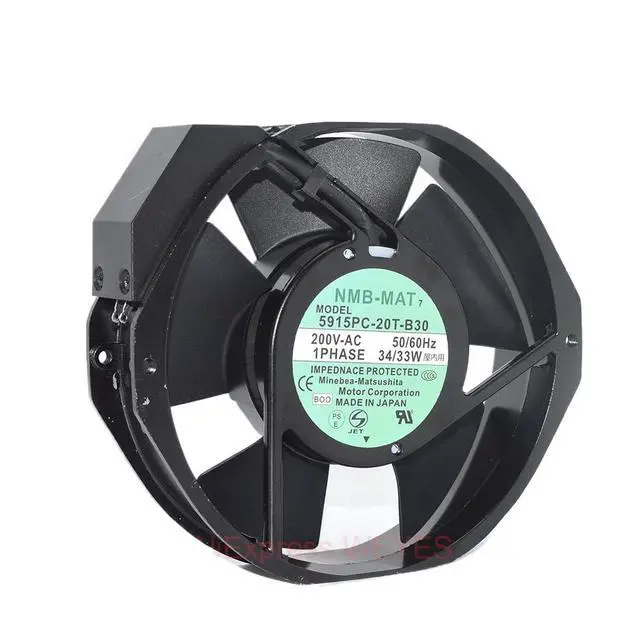 Alt view image 2 of 4 - for 5915PC-20T-B30 200V 172 * 150 * 38MM 50/60Hz 34/33W Insert Tool High Speed Cooling Fan