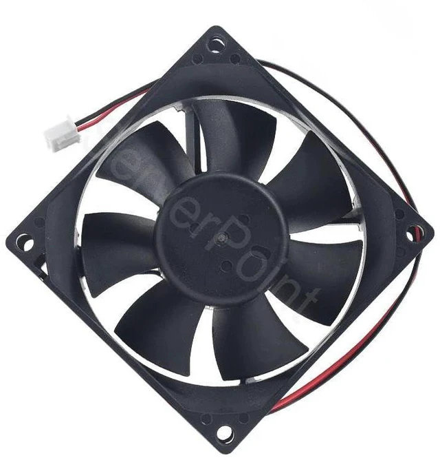 Alt view image 3 of 3 - for JF0825S2H-R 8025 8CM 80×80×25mm DC 24V 0.15A 2Lines Cooling Fan