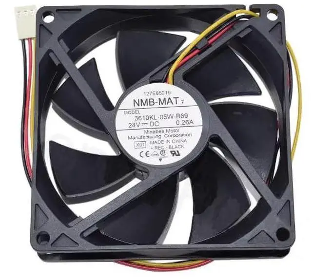 Main image of for 3610KL-05W-B69 Cooling Fan 9025 DC24V 0.26A 9CM Three Lines Cooler