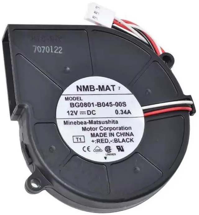 Main image of for BG0801-B045-00S DC12V 0.34A Three Pins Cooler Fan