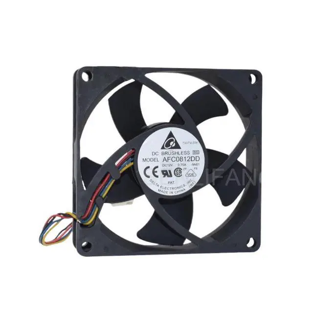 Alt view image 2 of 2 - for AFC0812DD Cooler DC12V 0.75A Four Lines 8020 80MM 80x80x20MM Cooling Fan
