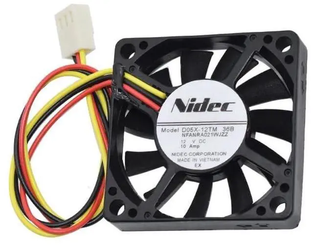 Main image of for D05X-12TM DC12V 1.0A 3 PINS 5010 Cooling Fan