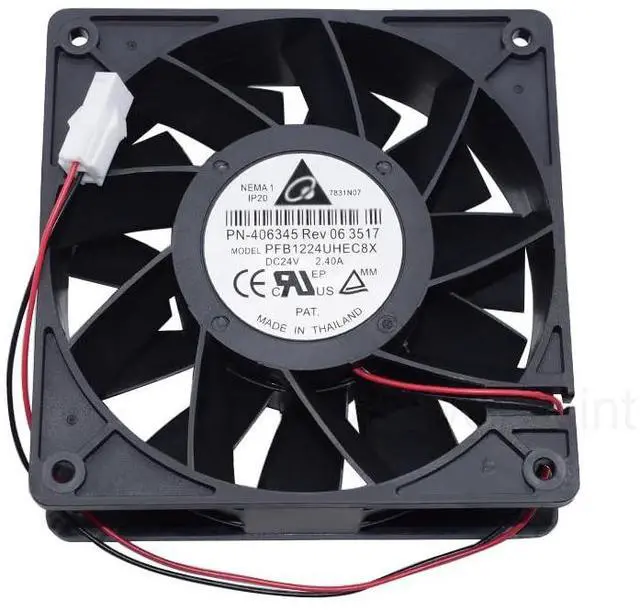 Main image of for PFB1224UHEC8X Cooler 12038 24V 2.40A 2 Wires Inverter Cooling Fan