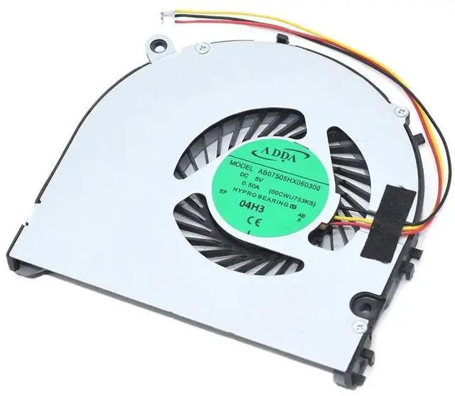 Main image of for U953 CPU Fan AB07505HX060300 00CWU753KS Laptop Cooler DC5V 0.50A 3Lines Hypro Bearing Cooling