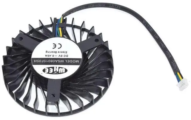 Main image of for MT41A MT31SA Cooler 0.72A 0.45A WSA08015F05H DC5V 4Lines Cooling Fan