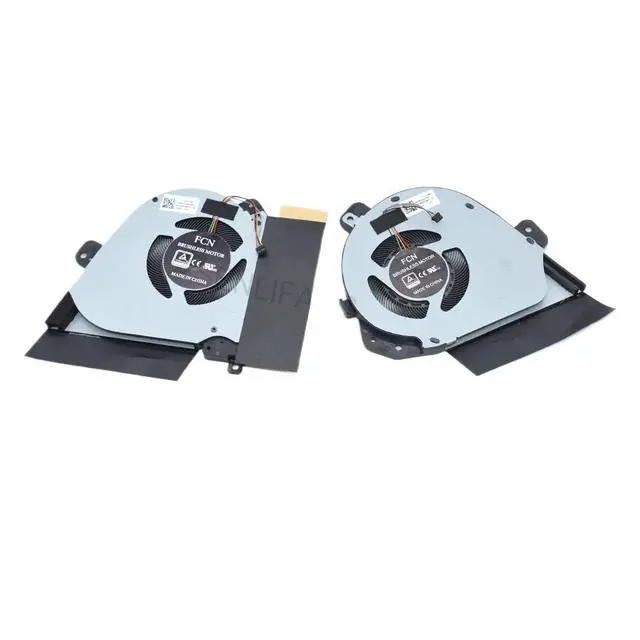 Alt view image 2 of 4 - for Zephyrus G15 GA502 GA502IU GA502DU 5V Laptop Fan 13NR03V0T02011 13NR0210AM0901 0.5A 4Pins CPU GPU Cooler
