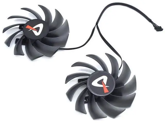 Main image of 12V Cooler CF-12915S for RTX2060S GTX1660ti 1660S X2 Twin X2 Graphics Card Cooling Fan Sleeve Bearing 4Pins 0.35A