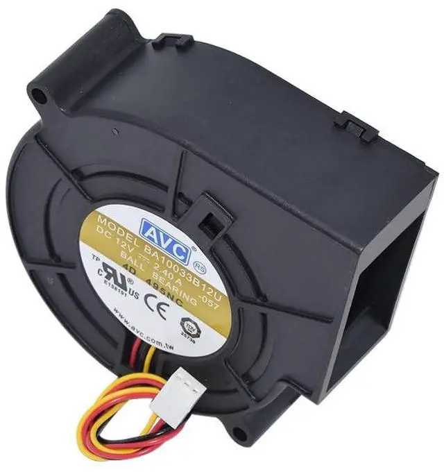 Alt view image 2 of 3 - for AVC BA10033B12U Ball Bearing Cooler DC12V 2.4A 9733 97 * 94 * 33MM Computer Fan 3-Pin